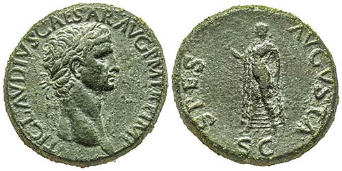 Claudius 41-54 Sestertius, Rome, ... 