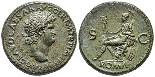 Nero 54-68 Sestertius, Rome, 65, ... 