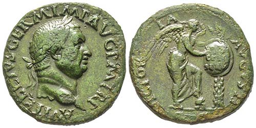 Vitellius 69 Sestertius, 69, AE ... 