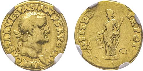 Vespasianus 69-79 Aureus, ... 