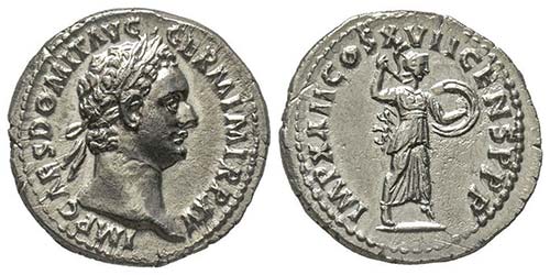 Domitianus 81-96 Denarius, AG 3.40 ... 