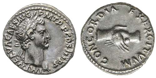 Nerva 96-98 Denarius, Rome, 96, AG ... 