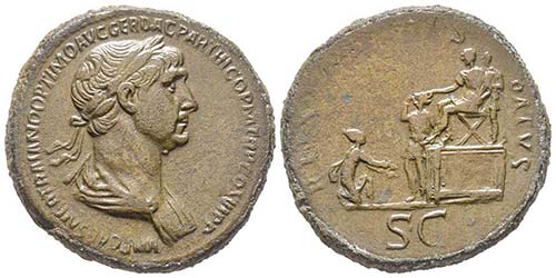 Traianus 98-117 Sestertius, Rome, ... 