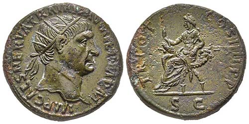 Traianus 98-117 Dupondius, Rome, ... 