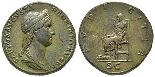 Hadrianus pour Sabina (femme de ... 