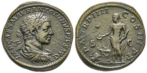 Elagabalus 218-222 Sestertius, ... 