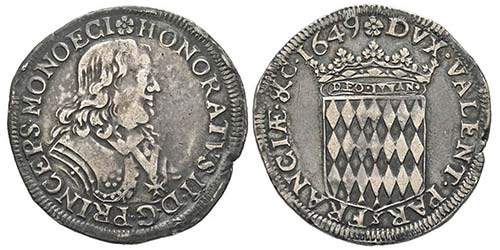 Monaco Honoré II 1604-1661 1/2 ... 
