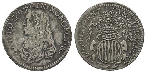 Monaco, Louis I 1662-1701  1/12 ... 