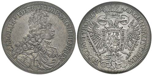 Autriche Karl VI 1711-1740 Thaler, ... 