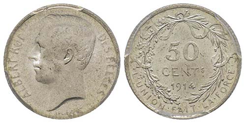 Leopold I 1831-1865 50 Centimes, ... 