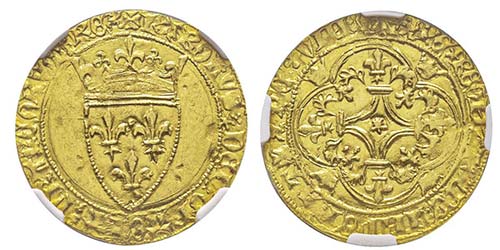 Charles VI 1380-1422 Écu d’or ... 