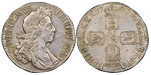 William III 1689-1702
Shilling, ... 