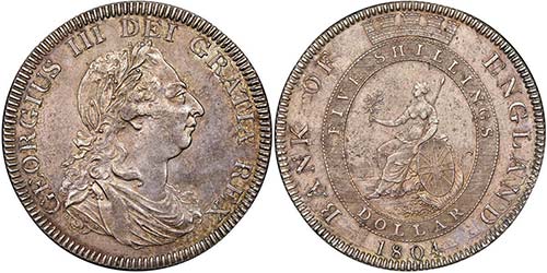 George III 1760-1820 
Dollar, Bank ... 