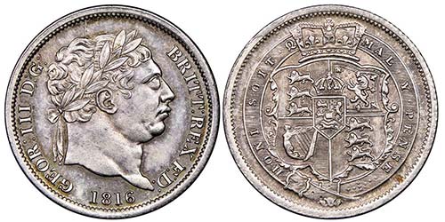 George III 1760-1820 
Shilling, ... 