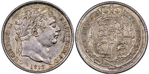 George III 1760-1820 
6 pence, ... 