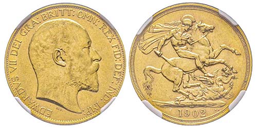 Edward VII 1901-1910
2 Pounds, ... 