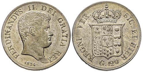 Napoli, Ferdinando II di Borbone ... 