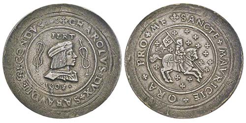 Carlo II 1504-1553 4 Testoni o ... 