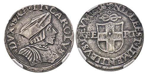 Carlo II 1504-1553
Testone, II ... 