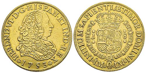 Peru
Fernando VI 1746-1760
8 ... 