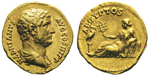 Hadrianus 117-138 Aureus, Rome, ... 