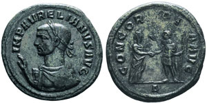 Aurelianus 270-275  As, Rome, 275, ... 