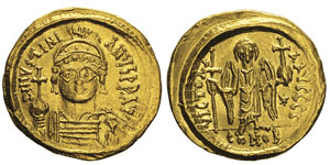 Justinianus 527-565 Solidus, ... 