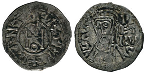 Jean IX 898-900 Denier au nom de ... 