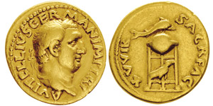 Vitellius 69Aureus, Rome, 69, AU ... 