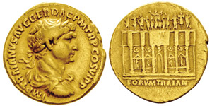 Traianus 98-117Aureus, Rome, ... 