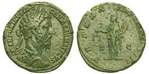 Marcus Aurelius 161-180Sestertius, ... 