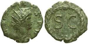 Gallienus 253-268Dupondius, Rome, ... 