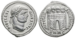 Diocletianus 284-305Argenteus, ... 