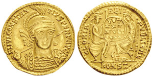 Costantius II 337-361Solidus, ... 
