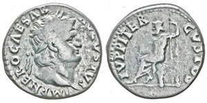 Nero 54-68 Denarius, Rome, 64-68, ... 