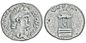 Nero 54-68 Denarius, Rome, 65-66, ... 