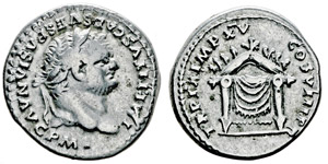  Titus 79-81 Denarius, Rome, 80, ... 