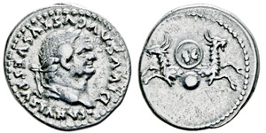 Titus 79-81 Denarius, Rome, 80-81, ... 