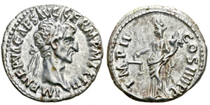 Nerva 96-98 Denarius, Rome, 98, AG ... 