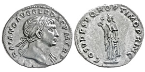 Traianus 98-117 Denarius, Roma, ... 