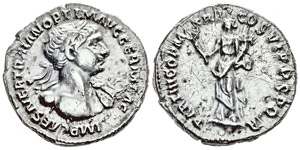 Traianus 98-117 Denarius, Rome, ... 