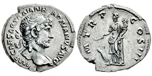 Hadrianus 117-138 Denarius, Rome, ... 