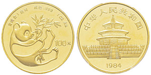 China 100 Yuan, 1984, AU 31.1 g. ... 