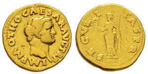 Otho 69 après J.-C. Aureus, Rome, ... 