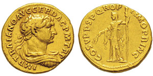 Traianus 98-117 Aureus, Rome, ... 