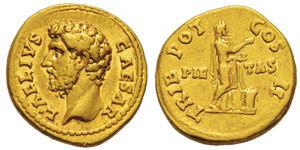 Hadrianus 117-138 pour Aelius ... 