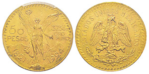 Mexico, 50 Pesos, 1924, AU 41.66 ... 