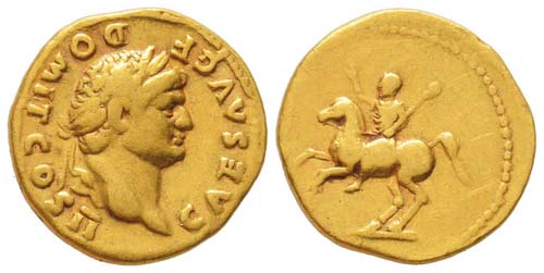 Domitianus 81-96 Aureus, Rome, 73, ... 