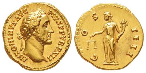 Antoninus Pius 138-161 Aureus, ... 