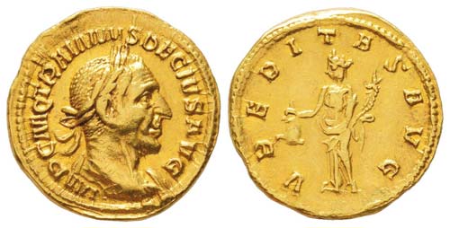 Traianvs Decivs 249-251 Aureus, ... 